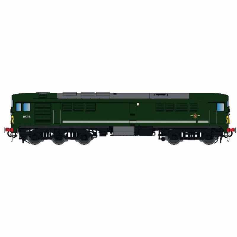 Rapido N Gauge Class 28 D5705 BR Green W/ Small Yellow Panel DCC Ready